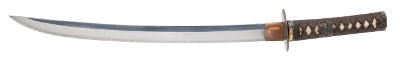 "Shin-Shinto Wakizashi with Full Mounts and Kozuka, Dated Ansei 2 (1855) (SW1981)" - Image 6 of 13