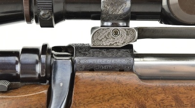 "Sam Welch Engraved Interarms Mark X 7mm Rem Mag (R25641)" - Image 3 of 9