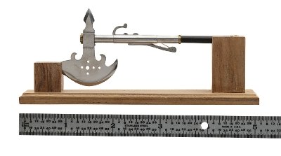 "Unusual Combination Axe-Matchlock Miniature (CUR286)" - Image 1 of 4