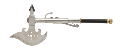"Unusual Combination Axe-Matchlock Miniature (CUR286)" - Image 3 of 4