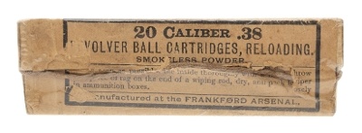 ".38 Caliber Revolver Ball Cartridges (AM1581)" - Image 1 of 1