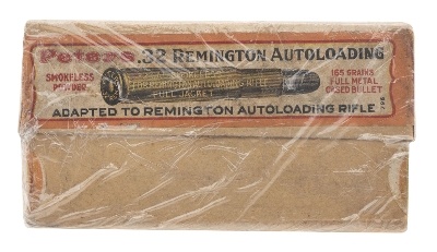 ".32 Remington Autoloading Rifle 165grs FMJ (AN206)" - Image 1 of 2