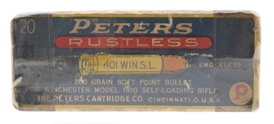 ".401 Winchester M1910 Self-Loading Cartridges (AM1057)" - Image 1 of 2