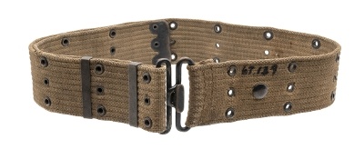 "WWII US Army Pistol Belt (MM2191)" - Image 1 of 2