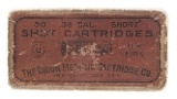 ".38 Cal. Short Rim Fire SHOT Cartridges by UMC. (AN183)" - Image 1 of 2