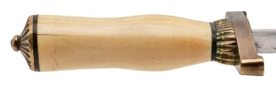 "1950’s IVORY HANDLE RANDALL 13-12 ARKANSAS TOOTHPICK W/ BROWN BUTTON SHEATH (68609)" - Image 6 of 9