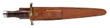 "1950’s RANDALL 13-12 ARKANSAS TOOTHPICK W/ BROWN BUTTON HEISER SHEATH (68611)" - Image 3 of 6