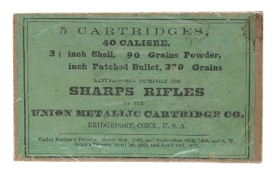 ".40 Cal.Sharps Rifle Cartridges (AM1014)" - Image 1 of 1