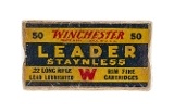 ".22LR Leader Staynless Cartridges (AM302)" - Image 1 of 2