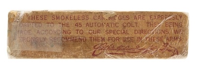 ".45 Automatic Colt Smokeless CF Vintage Ammo (AM613)" - Image 2 of 2