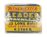 "22LR Winchester Leader Staynless Vintage Ammo (AM638)" - Image 2 of 2