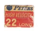 "22 Long RF High Velocity Vintage Ammo (AM639)" - Image 2 of 2