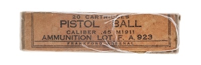 ".45Cal. M1911 Pistol Ball (AM1034)" - Image 1 of 2