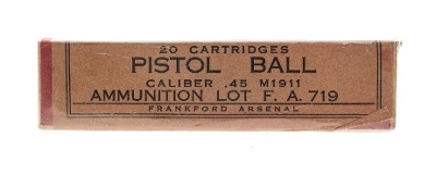 ".45 Cal. Pistol Ball M1911 (AM1032)" - Image 1 of 2
