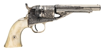"New York Engraved Colt 1862 Pocket Navy Conversion (AC983) CONSIGNMENT" - Image 4 of 6