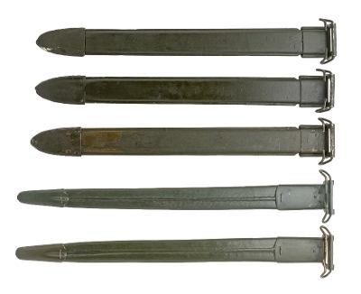 "Lot of 5 Scabbards, 3 16"" M1 Garand & 2 1917 (MM5362) Consignment" - Image 2 of 2