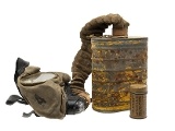 "U.S. WWI ID's gas mask 55th Artillery Battery B (MEW5313)" - Image 3 of 3