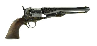 "Rare US Firearms Factory Engraved 1861 Navy (BP318)" - Image 3 of 3