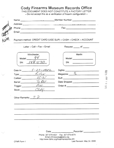 "Special Order Winchester 1894 Deluxe Rifle (AW1097) CONSIGNMENT" - Image 9 of 9