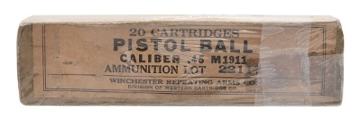 "45 Caliber M1911 Pistol Ball Cartridges (AM1027)" - Image 1 of 1