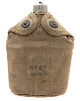 "WWII US Military Canteen (MM3086)" - Image 1 of 4