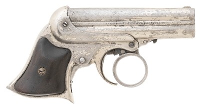 "Remington Elliot Ring Trigger Derringer .32 Rimfire (AH6234)" - Image 1 of 6