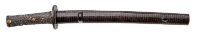 "Japanese Koto Tanto by Kanekuni with Samurai-Themed Koshirae (12348070)(DTX)" - Image 7 of 14
