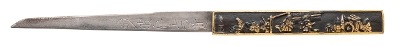 "Japanese Koto Tanto by Kanekuni with Samurai-Themed Koshirae (12348070)(DTX)" - Image 3 of 14