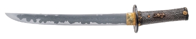 "Japanese Koto Tanto by Kanekuni with Samurai-Themed Koshirae (12348070)(DTX)" - Image 2 of 14