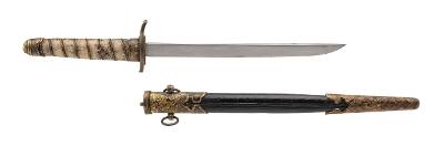 "Japanese 1883 Naval Officer's Dagger (MIS6299) ATX" - Image 1 of 3