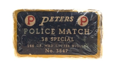 ".38 Special Peters Police Match Ammo (AM646)" - Image 2 of 2