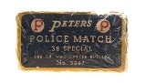 ".38 Special Peters Police Match Ammo (AM646)" - Image 2 of 2