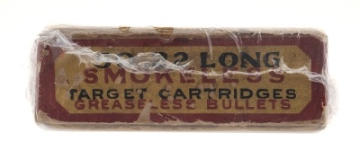 ".22 Long Smokeless Target Cartridges Empty Box (AM822)" - Image 2 of 2