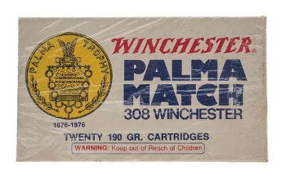"308 Winchester Palma Match Empty Box (AM826)" - Image 1 of 2