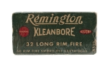 ".32 Long Rim Fire Remington Full Box (AM855)" - Image 1 of 2