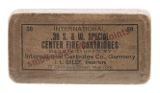 ".38 S&W Special CF Cartridges By International (AM915)" - Image 1 of 1