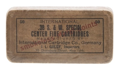 ".38 S&W Special CF Cartridges By International (AM915)" - Image 1 of 1