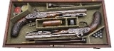 "Very Fine Cased Pair of Percussion Pistols by John Manton (AH6768) CONSIGNMENT" - Image 1 of 17