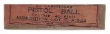 ".45 1911 Pistol Ball From Frankford Arsenal (AM685)" - Image 1 of 1