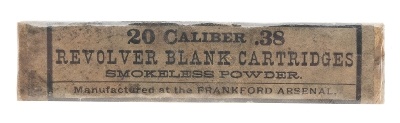 ".38 Caliber Revolver BLANK Cartridges (AM713)" - Image 1 of 2
