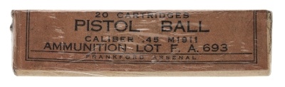 ".45 1911 Pistol Ball Frankford Arsenal (AM720)" - Image 1 of 1