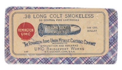 ".38 Long Colt Smokeless CF Cartridges (AM722)" - Image 1 of 2