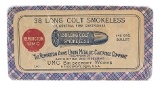 "38 Long Colt Smokeless Central Fire Cartridges (AM723)" - Image 1 of 2