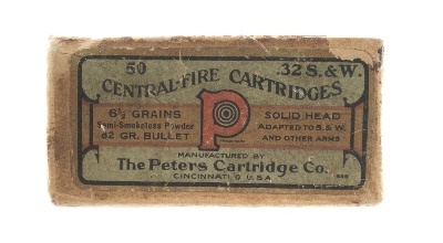 ".32 S&W CF 82gr. Solid Head By Peters (AM775)" - Image 1 of 1