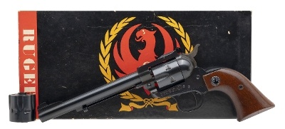 "TEXAS RANGER OWNED RUGER SINGLE-SIX 3-SCREW REVOLVER .22 MAG/.22LR (L2026-02658)" - Image 7 of 7