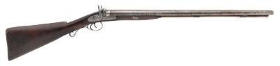 "Belgian Percussion Double Barrel  Shotgun (AS86)" - Image 1 of 11