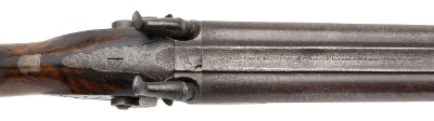 "Double Barrel Percussion Shotgun by Samuel Nock (AS106) " - Image 7 of 13