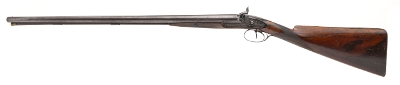 "Double Barrel Percussion Shotgun by Samuel Nock (AS106) " - Image 4 of 13