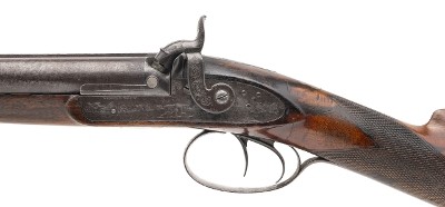 "Double Barrel Percussion Shotgun by Samuel Nock (AS106) " - Image 5 of 13