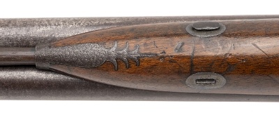 "Double Barrel Percussion Shotgun by Samuel Nock (AS106) " - Image 10 of 13
